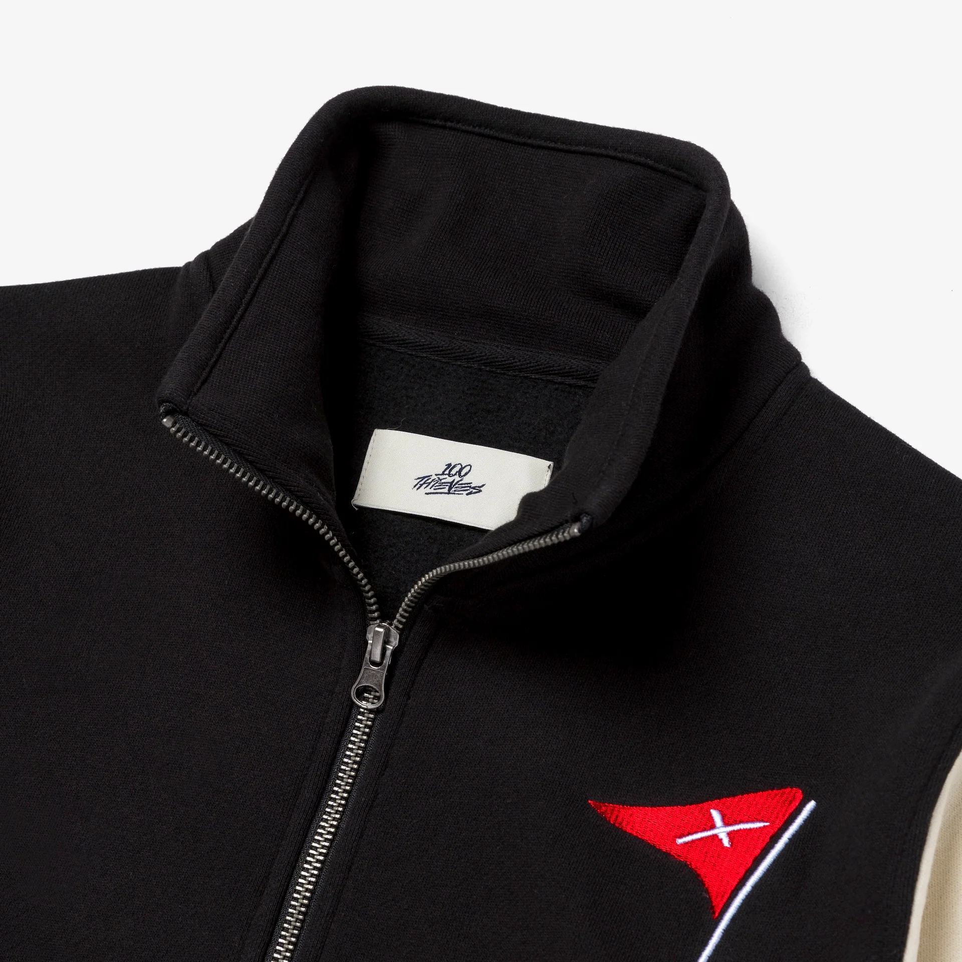 Golf'24 Eagle Quarter Zip - Black/White - Image 3