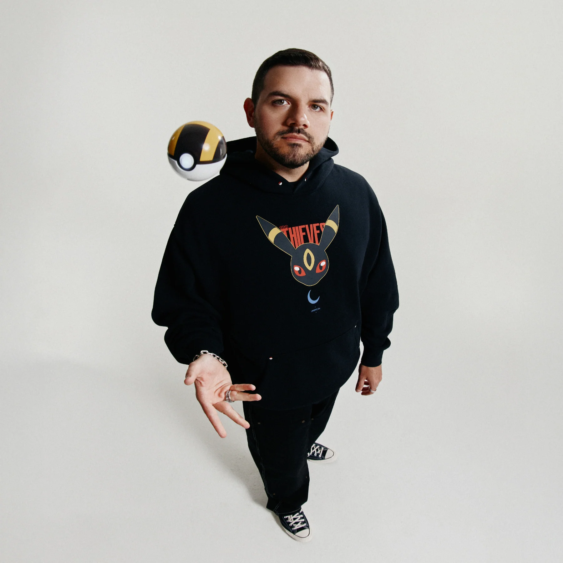 Umbreon Hoodie - Black - Image 2