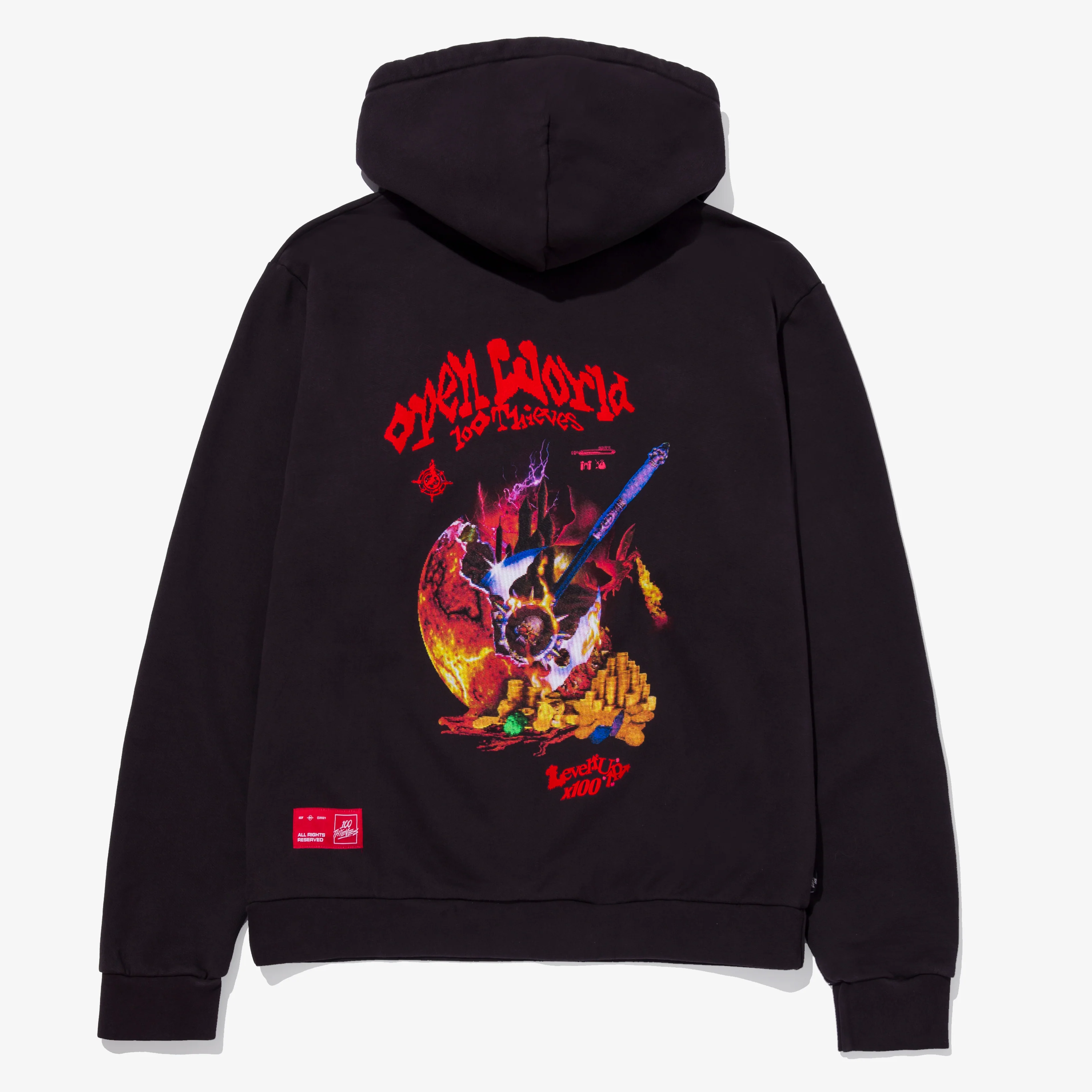 Underworld Hoodie - Vintage Black - Image 3