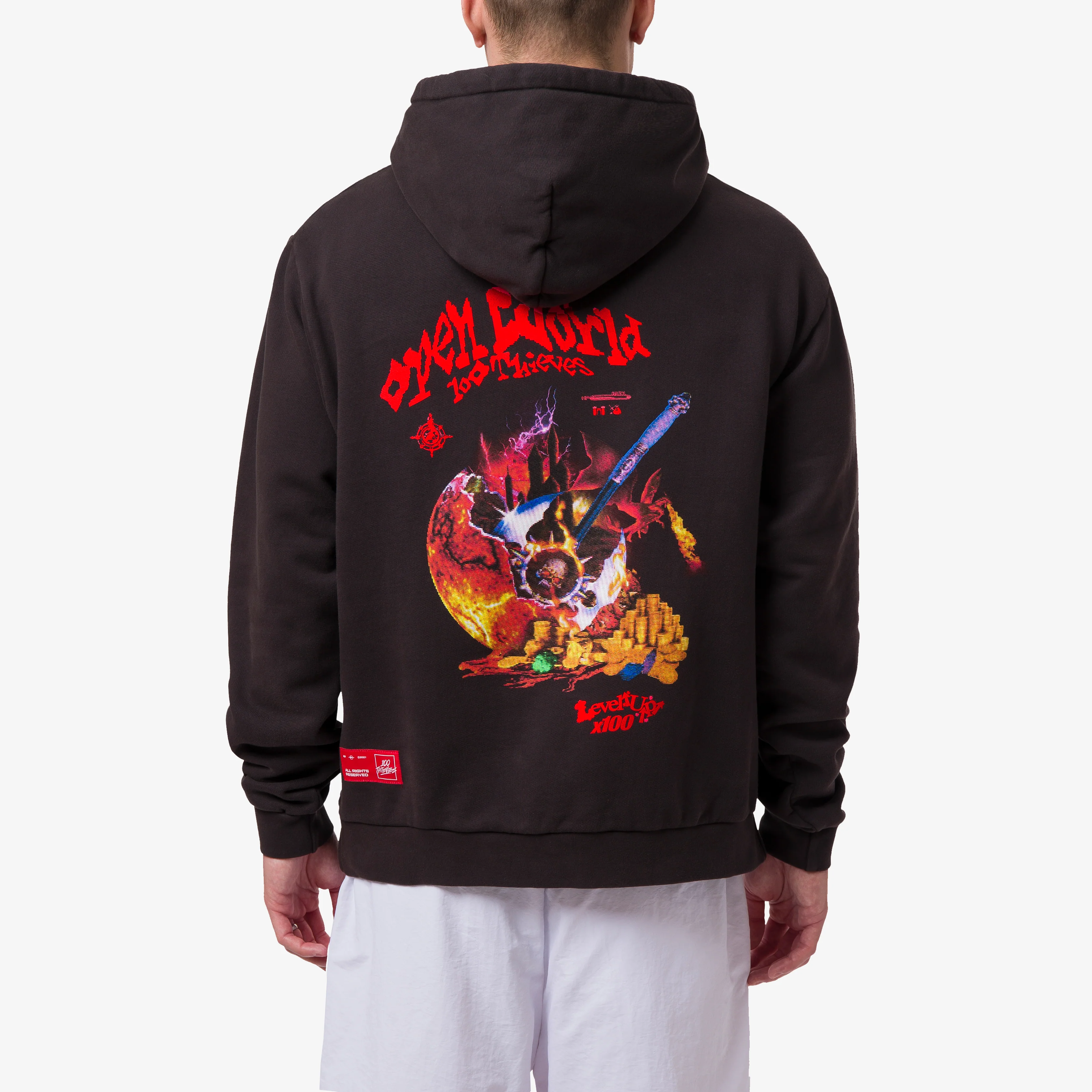 Underworld Hoodie - Vintage Black - Image 8