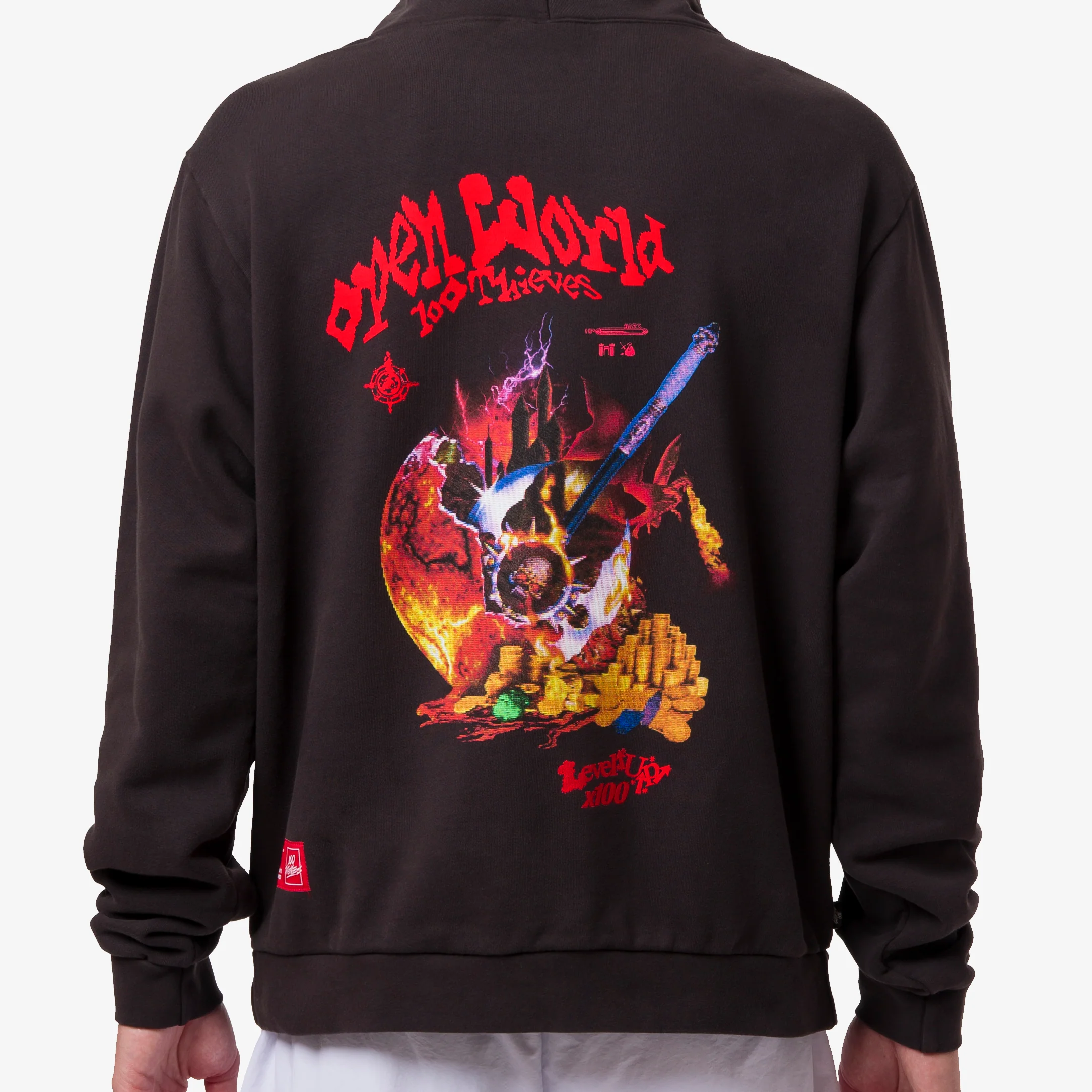Underworld Hoodie - Vintage Black - Image 9