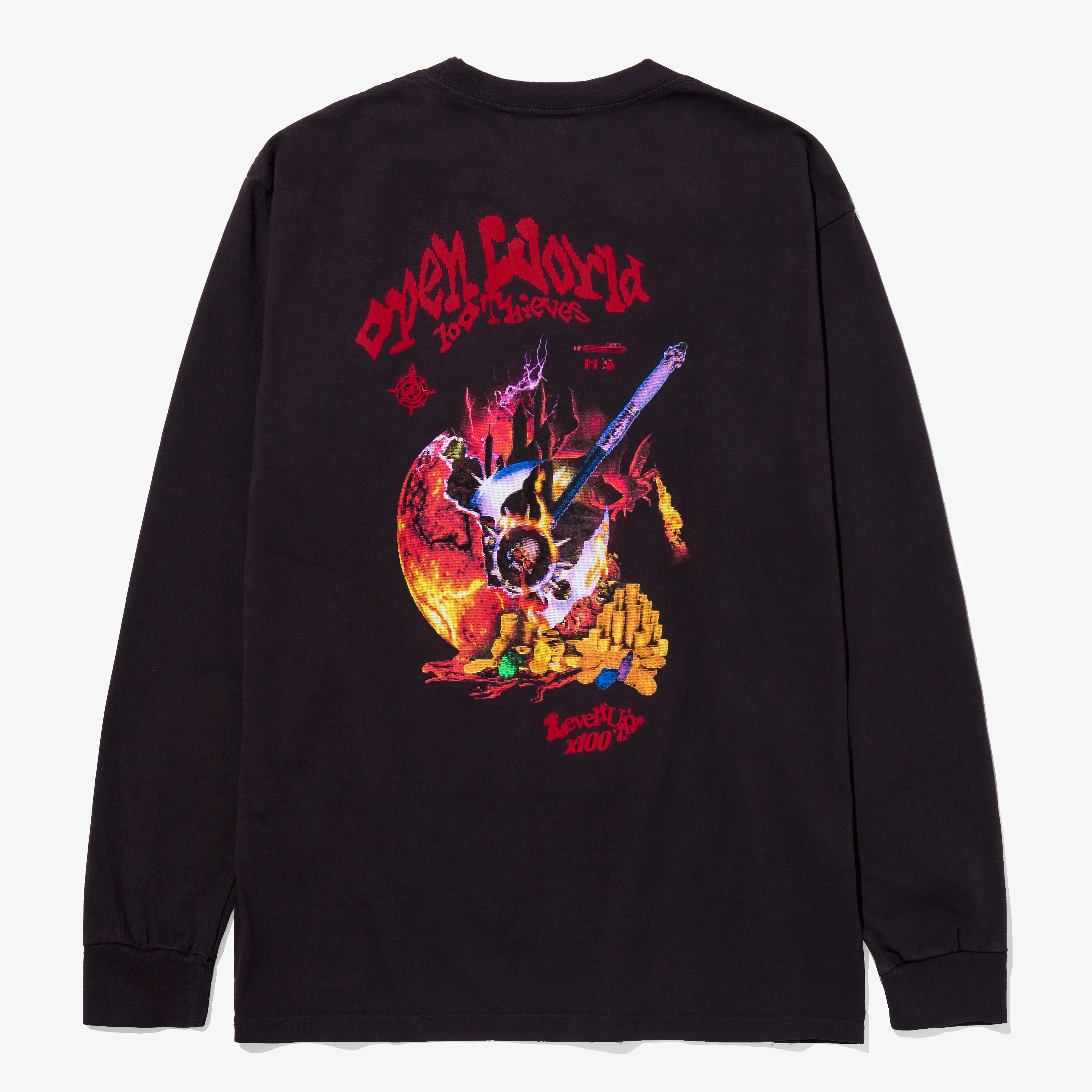 Underworld LS Tee - Vintage Black - Image 2