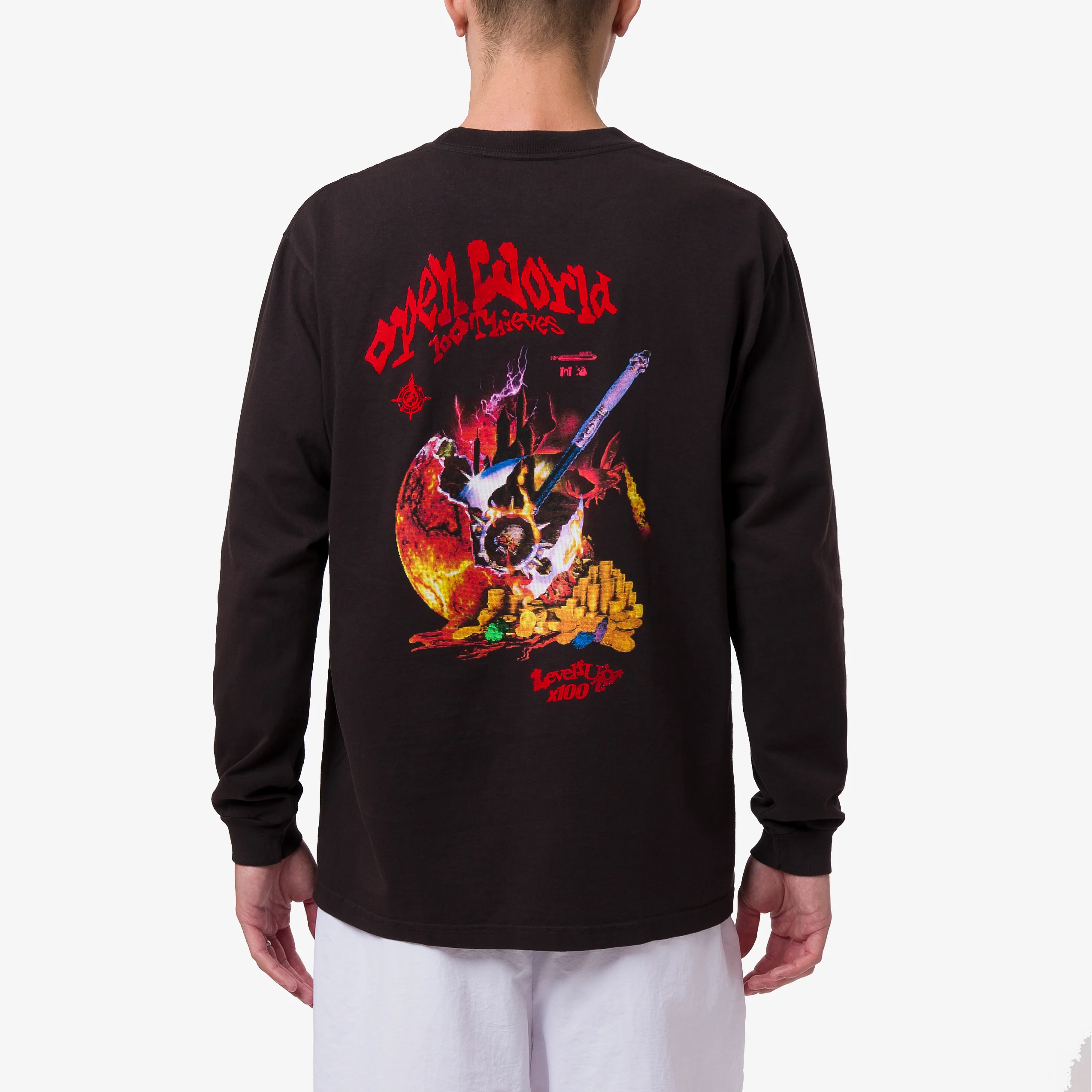 Underworld LS Tee - Vintage Black - Image 4
