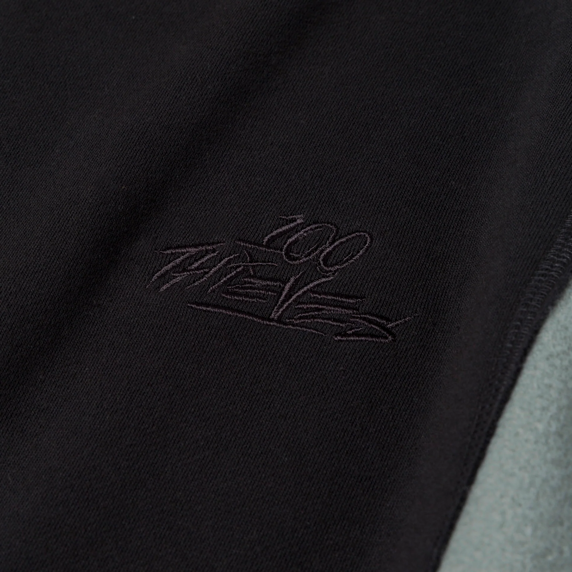 Upcycle Crewneck - Blk/Grn - Image 3