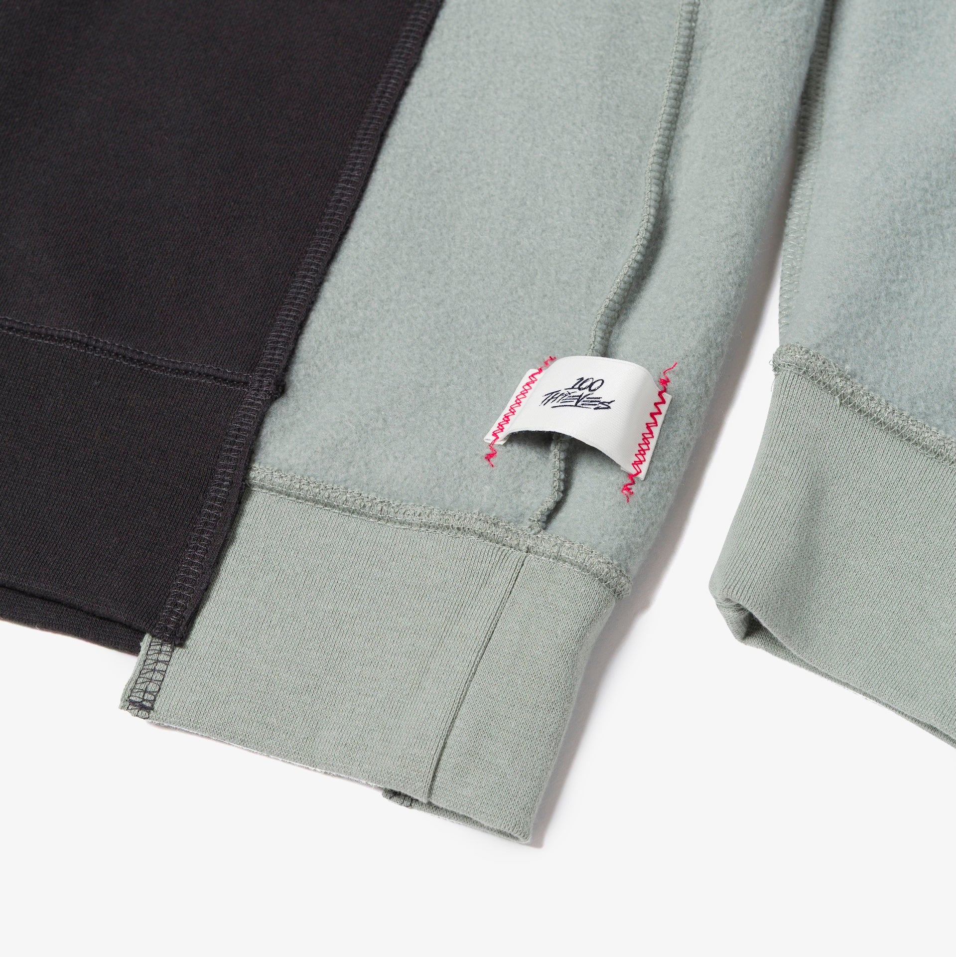 Upcycle Crewneck - Blk/Grn - Image 4