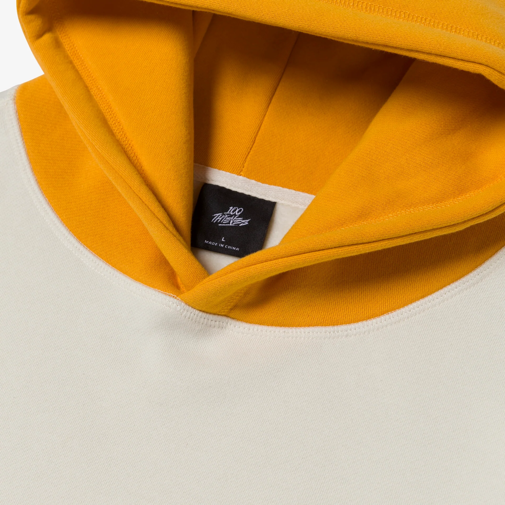 Upcycle Hoodie - Crm/Brn/Ylw - Image 3