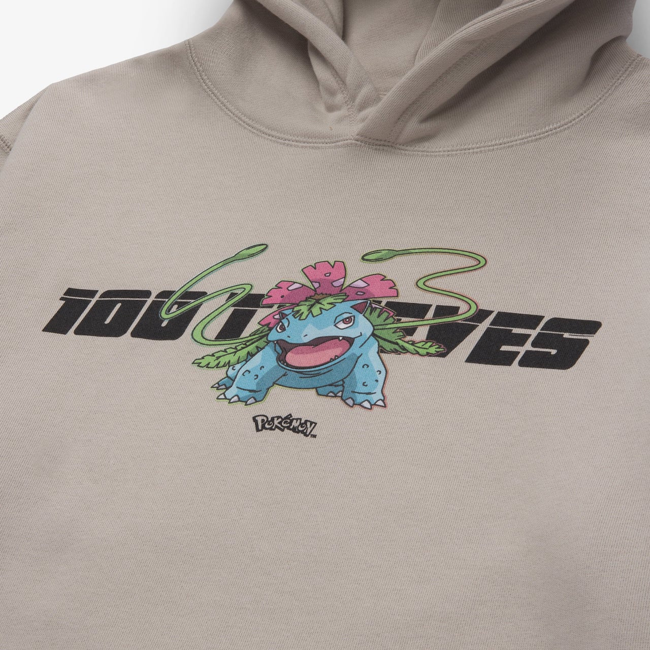 Venusaur Hoodie - Light Grey - Image 3