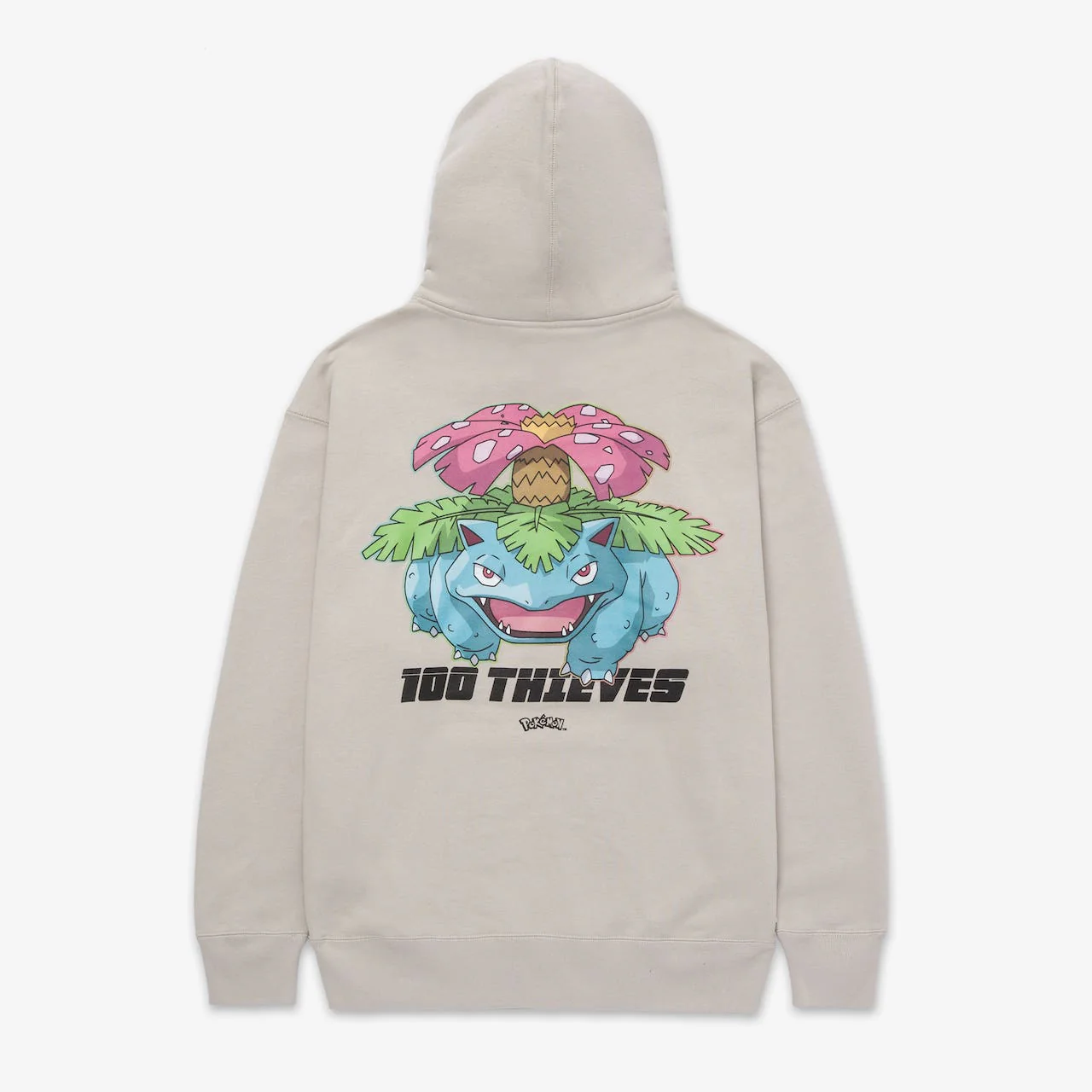 Venusaur Hoodie - Light Grey - Image 4