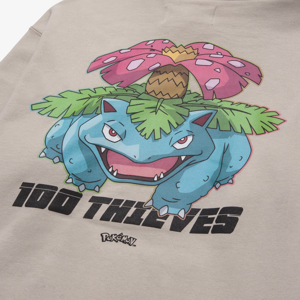 Venusaur Hoodie - Light Grey - Image 5